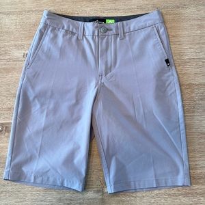 Like new Quicksilver Amphibian boys gray shorts 27/14